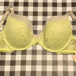 Victoria's Secret Floral Lace Highlighter Bra